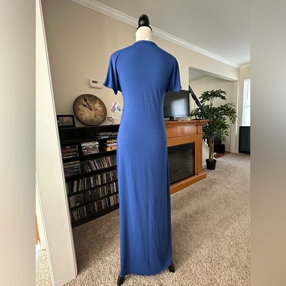 LuLaRoeFloor Length Maxi Dress Size XXS NWT Runs Large Stretchy Will Fit a Small - Picture 3 of 12